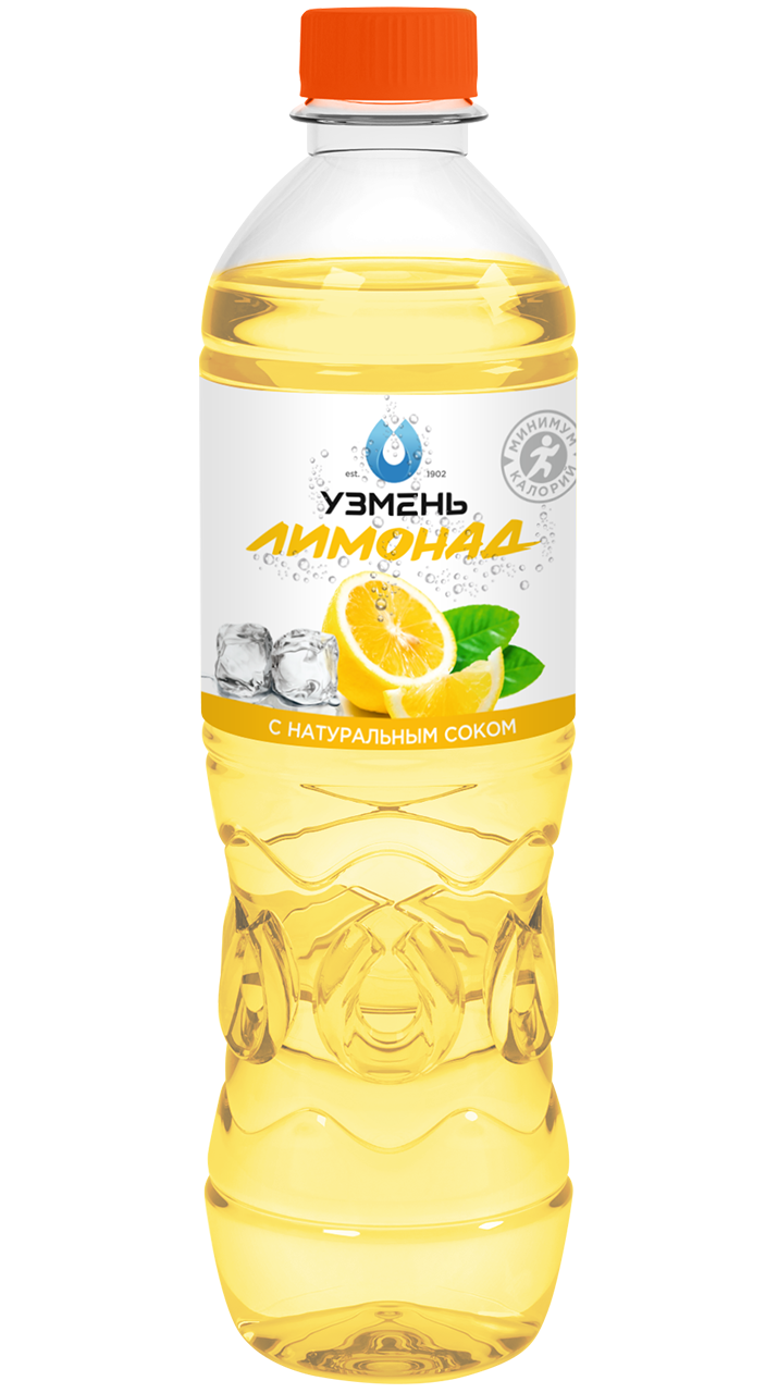 Напиток Узмень Лимонад газированный 0,5 л